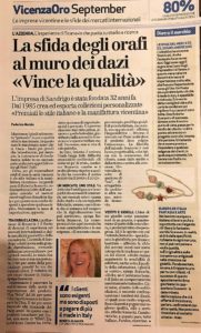 Roberta Scanavin - Articolo GdiVI 27 settembre 2017